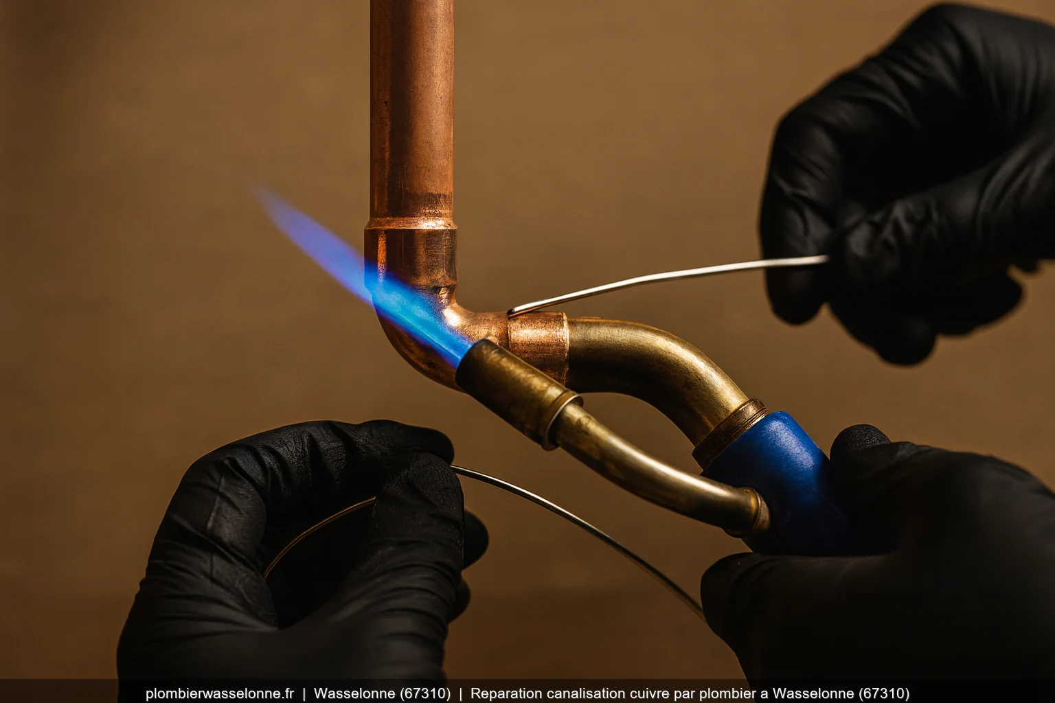 Reparation canalisation cuivre par plombier a Wasselonne (67310)